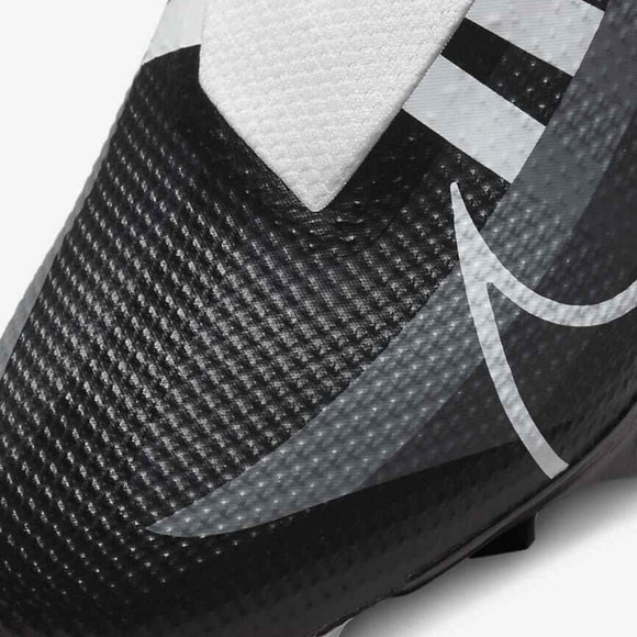 Nike Vapor Edge Pro 360  Football Cleats Mens Black/White DQ3670-001 - Picture 8 of 16